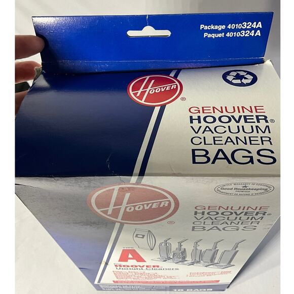 NOS ~ 10~ Genuine Hoover Vacuum Cleaner Bags Type A & Innovation formerly Type B - Picture 5 of 5